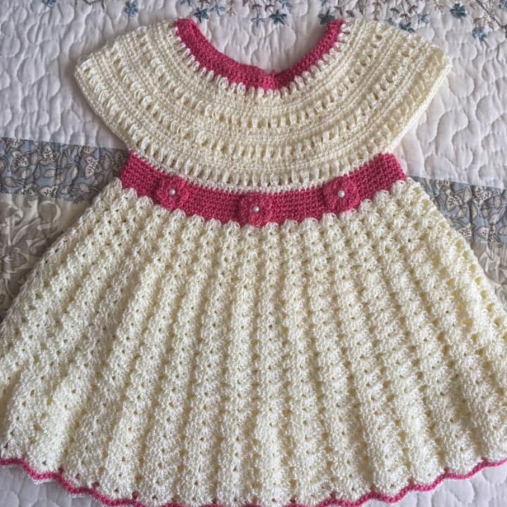 Crochet 100% handmade dress